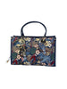 Henney Bear Parrot Song Top Handle Bag with Charms