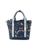 Henney Bear Blue Hummingbird Large Crossbody Handbag