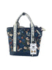 Henney Bear Blue Hummingbird Large Crossbody Handbag