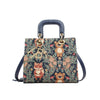 Henney Bear Bear and Fox Top Handle Shoulder Bag