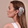 Culturesse Irina Luxury Rhinestone Tassel Barrette