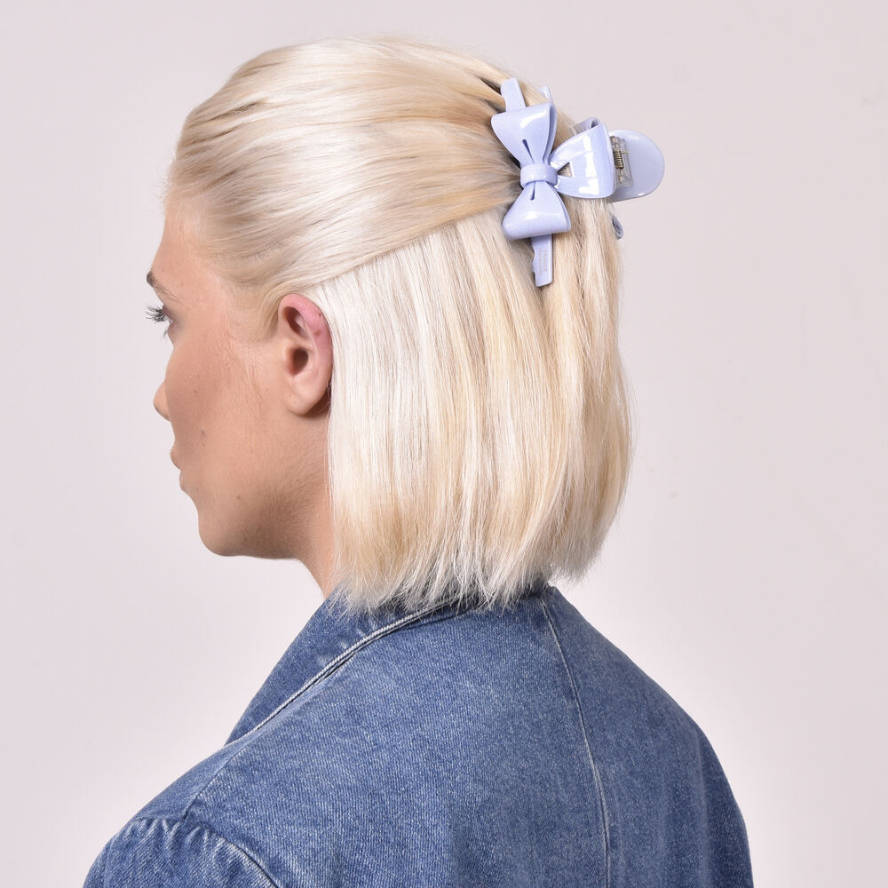 Culturesse Layla Bow Hair Claw (Blue)