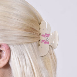 Culturesse Alessia Bow Print Hair Claw