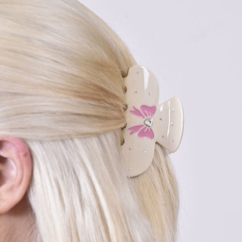 Culturesse Alessia Bow Print Hair Claw