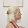 Culturesse Ari Bow Hair Claw Set (Red & Turquoise)