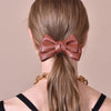 Culturesse Charlotte Bow Tie Hair Clip (Brown)