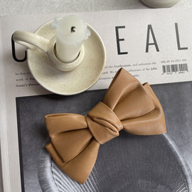 Culturesse Charlotte Bow Tie Hair Clip (Turmeric)