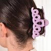 Culturesse Lolanthe Chic Lilac Hair Claw - Large