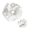 Culturesse Ivory Earthy Muse Cotton Scrunchie Set