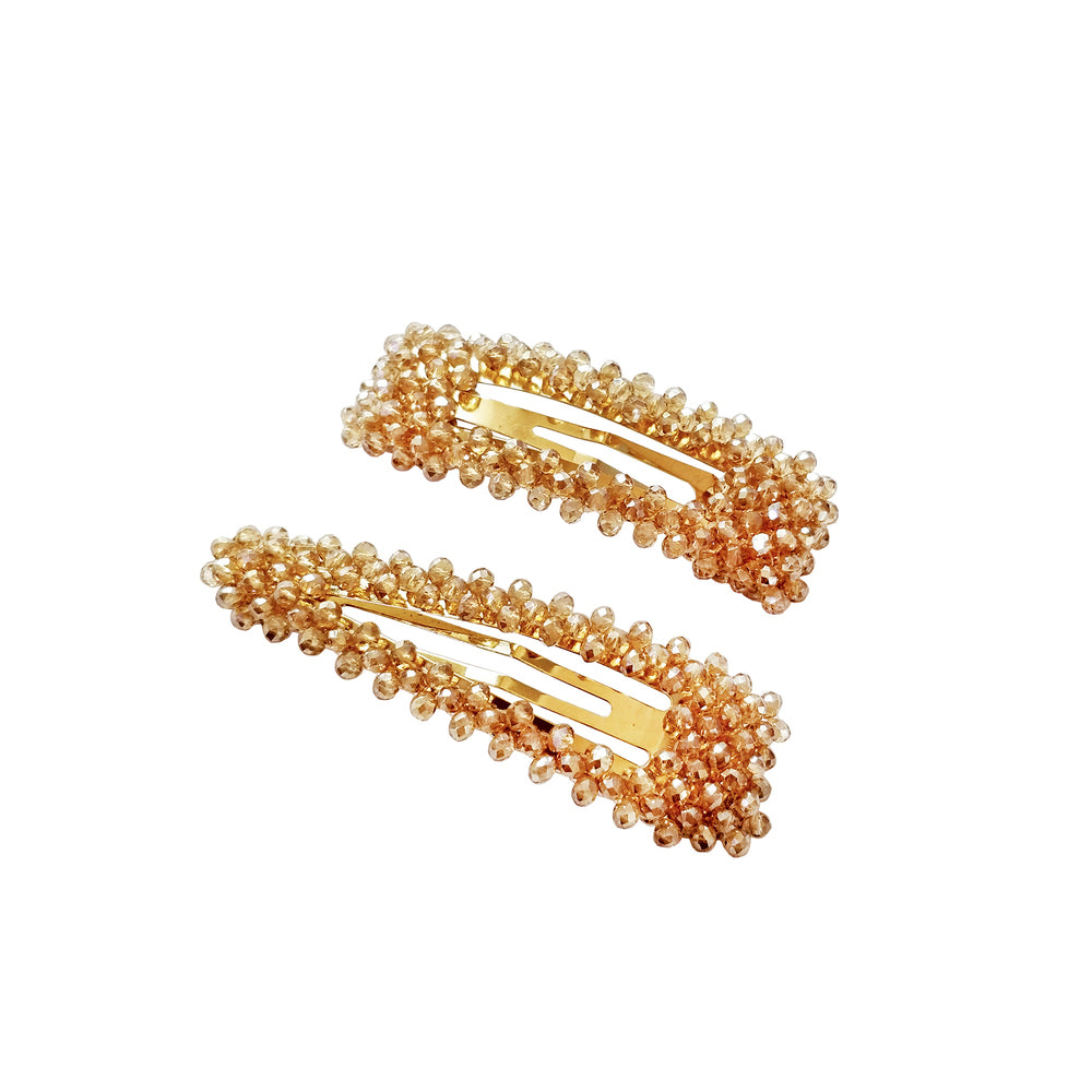 Culturesse Tilda Crystal Beads Hair Clip Set