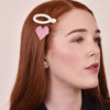 Culturesse Hart Vintage Oval & Resin Heart Set