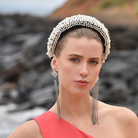 Culturesse Full Potential Luxury Pearl Headband