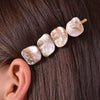 Culturesse Darya Artisan Irregular Shell Hair Clip