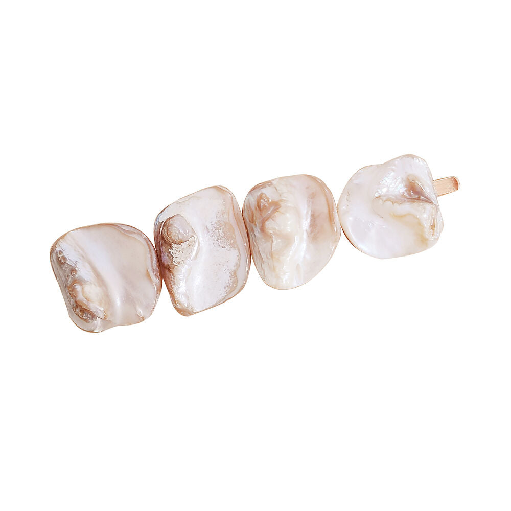 Culturesse Darya Artisan Irregular Shell Hair Clip