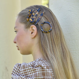 Culturesse Taylor Leopard Hair Clip Set