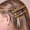 Culturesse Bertina Modern Chain Barrette Set
