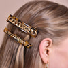 Culturesse Bertina Modern Chain Barrette Set