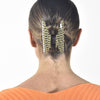 Culturesse Della Retro Checkered Hair Claw - Crescent