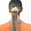 Culturesse Laurie Mulberry Silk Scrunchie (Gold)