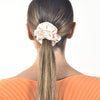 Culturesse Laurie Mulberry Silk Scrunchie (Light Peach)