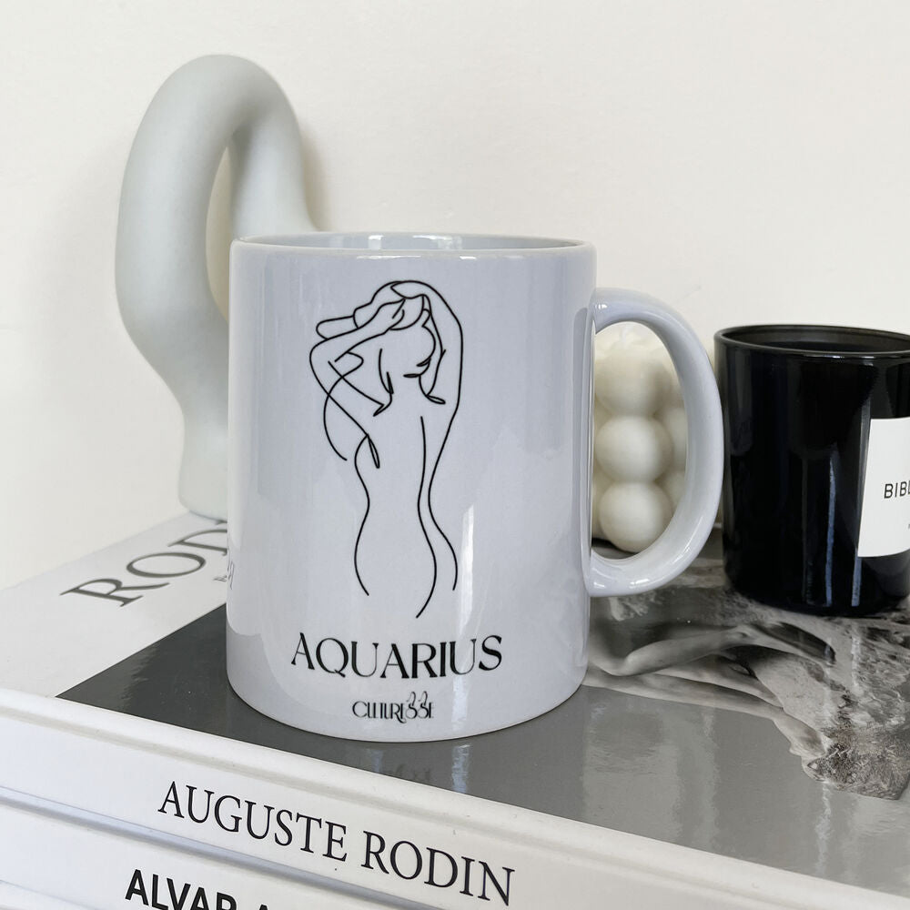 Culturesse She Is Aquarius Zodiac Muse Mug