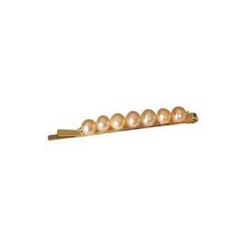 Culturesse Meret Rose-hue Freshwater Pearl Hair Clip