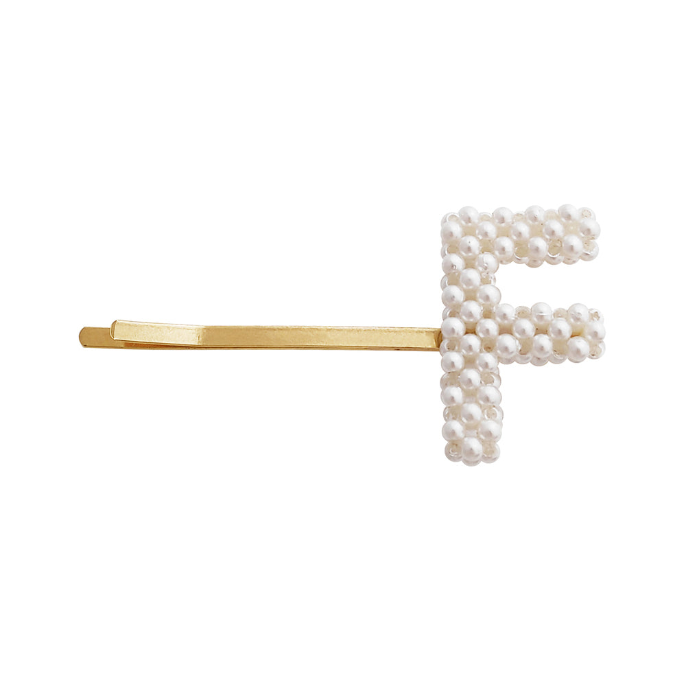 Culturesse The Pearly Letter Hair Clip