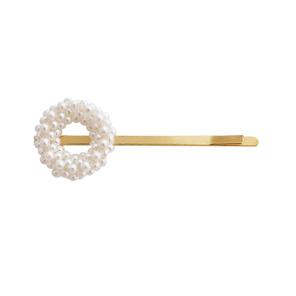 Culturesse The Pearly Letter Hair Clip