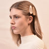 Culturesse Stella Gold & Peach Barrette Set