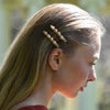 Culturesse Livia Pink Freshwater Pearl Hair Clip Set