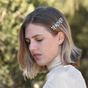 Culturesse Teacher Rhinestone Hair Clip