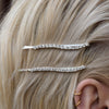 Culturesse Birdie Wavy Diamante Hair Clip Set