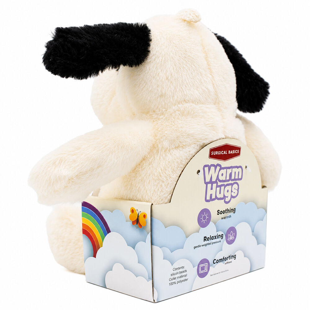 Surgical Basics Hugs Dog Cozy Plush Soft Cuddly Toy Heat Pack