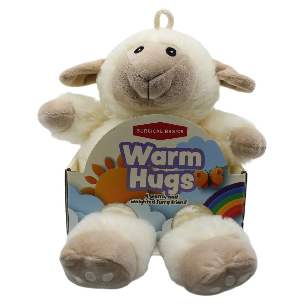 Surgical Basics Hugs Sheep Cozy Plush Soft Cuddly Toy Heat Pack