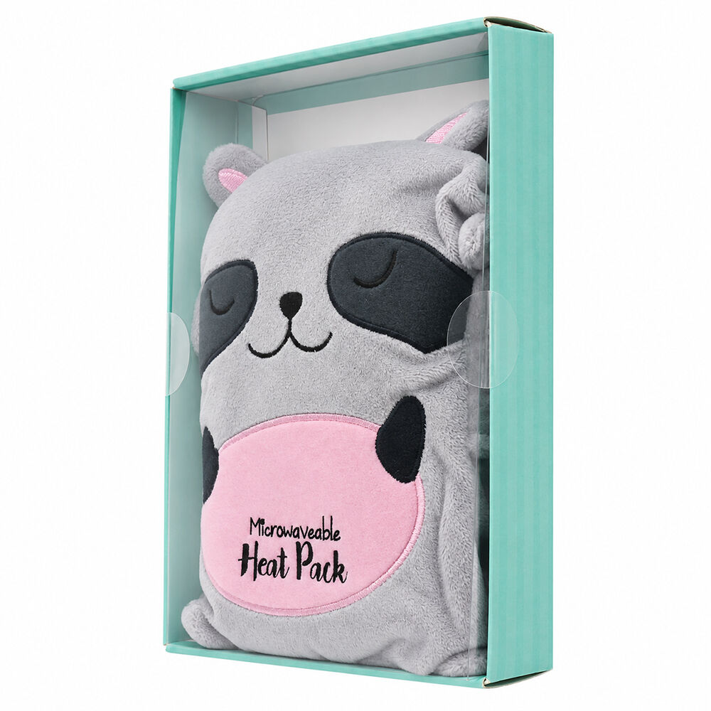 Raccoon Shaped Microwaveable Heat Pack Soothing Warmth and Cuddly Comfort