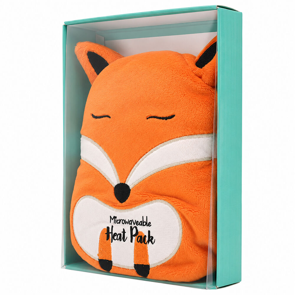 Fox Shaped Microwaveable Heat Pack Soothing Warmth and Cuddly Comfort
