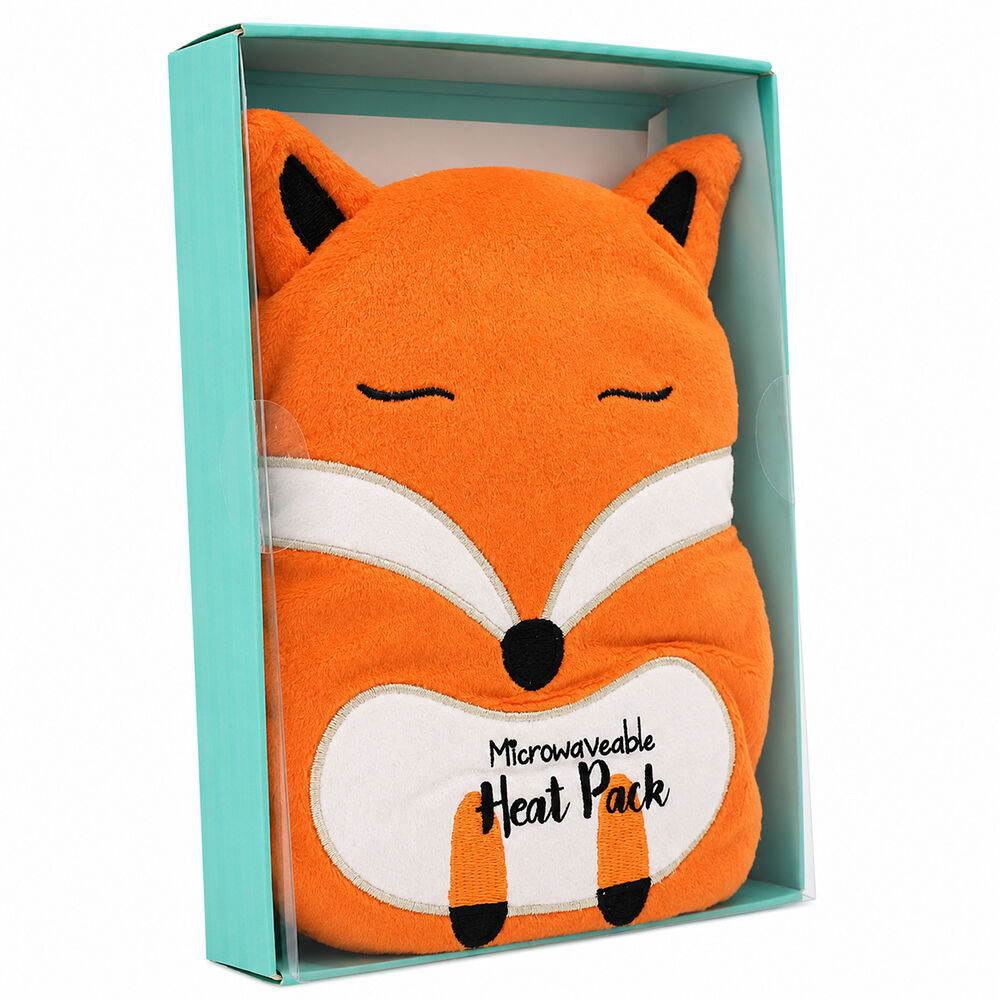 Fox Shaped Microwaveable Heat Pack Soothing Warmth and Cuddly Comfort