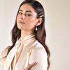 Culturesse Alienor Dual Toned Freshwater Pearl Hair Clip Set