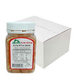 Candy Cottage 10 x Eucalyptus Drops 250gm Old Fashioned Lollies Sweets Bulk Pack