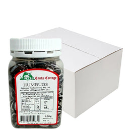 Candy Cottage 10 x Humbugs 250gm Old Fashioned Lollies Sweets Bulk Pack