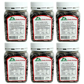 Candy Cottage Humbugs 6 x 250g Peppermint Lollies Set Made in Australia