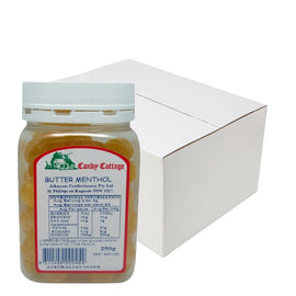 Candy Cottage 10 x Butter Menthol 250gm Old Fashioned Lollies Sweets Bulk Pack