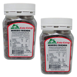 Candy Cottage Miners Friends Old Fashioned Lollies 2 x 250g Pack