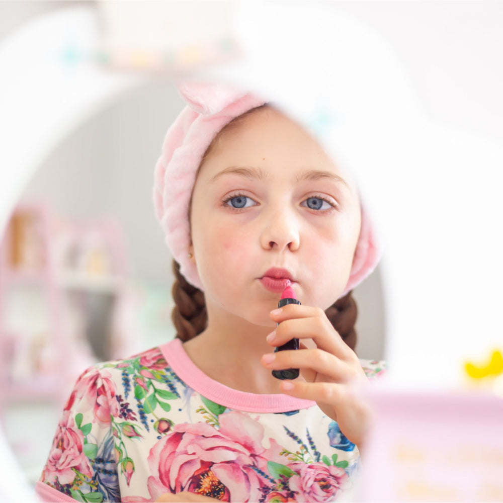 Oh Flossy Childrens Kids Lipstick Tube Pink Natural Non-Toxic