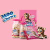Moo Chews Strawberry Calcium Milk Bites Healthy Kids Snack Pack 18gm