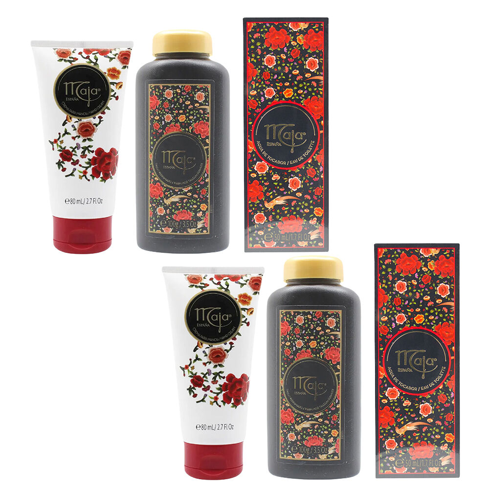 Maja Classic Floral Body Care Set 50ml EDT 100g Talc 80ml Hand Cream