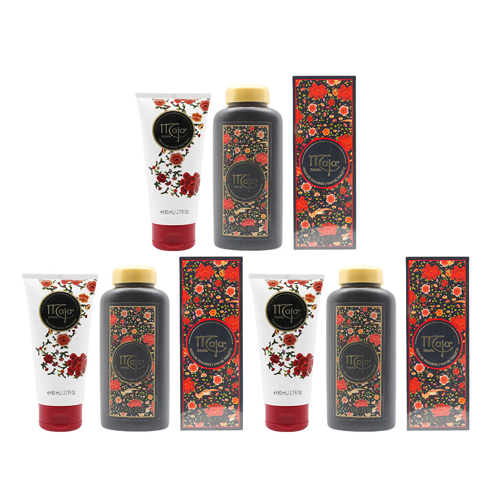 Maja Classic Body Care Set 50ml EDT 100g Talc 80ml Hand Cream – Gift ...