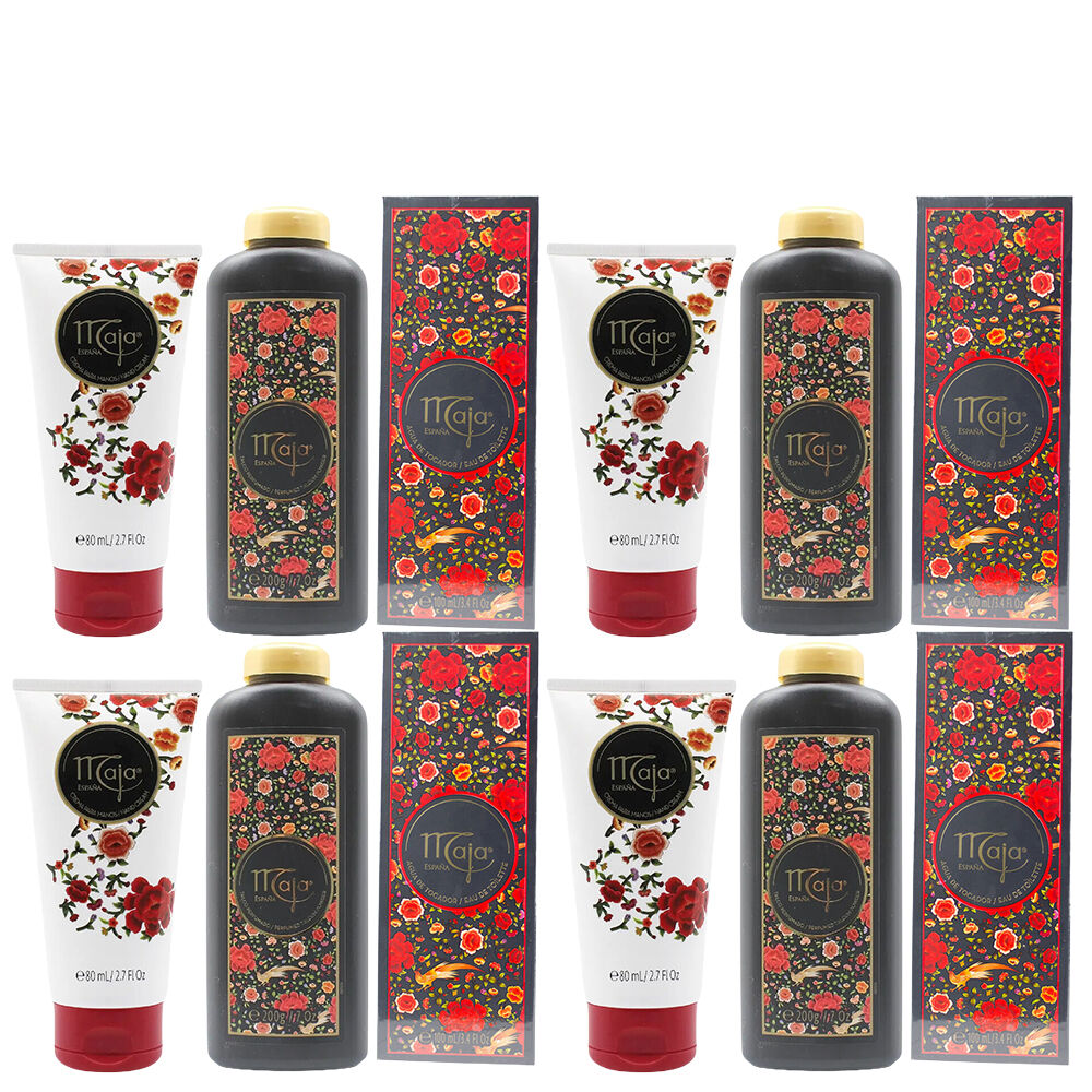 Maja 4 Pack EDT 100ml Hand Cream 80ml Talc 200g Fragrance Gift Set