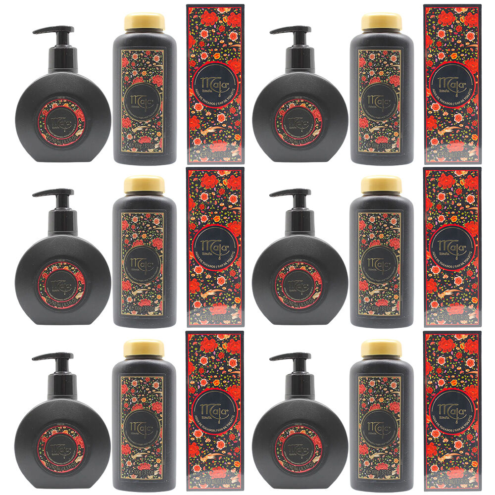 Maja Floral Fragrance Trio Set EDT 50ml Talc 100g Hand Soap 250ml Pack of 6
