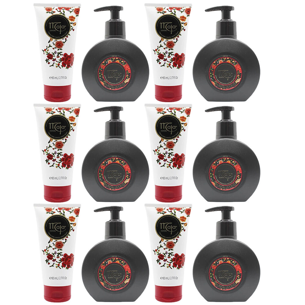 Maja Hand Soap 250ml and Moisture Hand Cream 80ml Duo Pack of 6